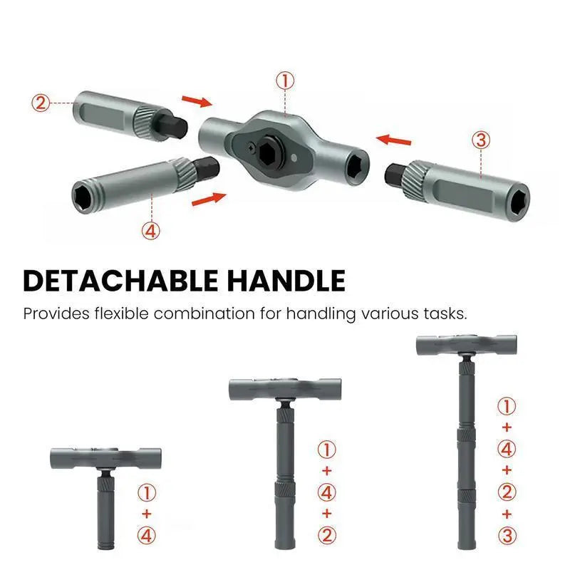 SEESE Ratchet Magetic Screwdriver Set, S2 Steel Precision Screwdriver Set - Removable Self Assembly Screwdriver Kit for Furniture Assembly and Repair - Gift for Diyer Toolupgrade