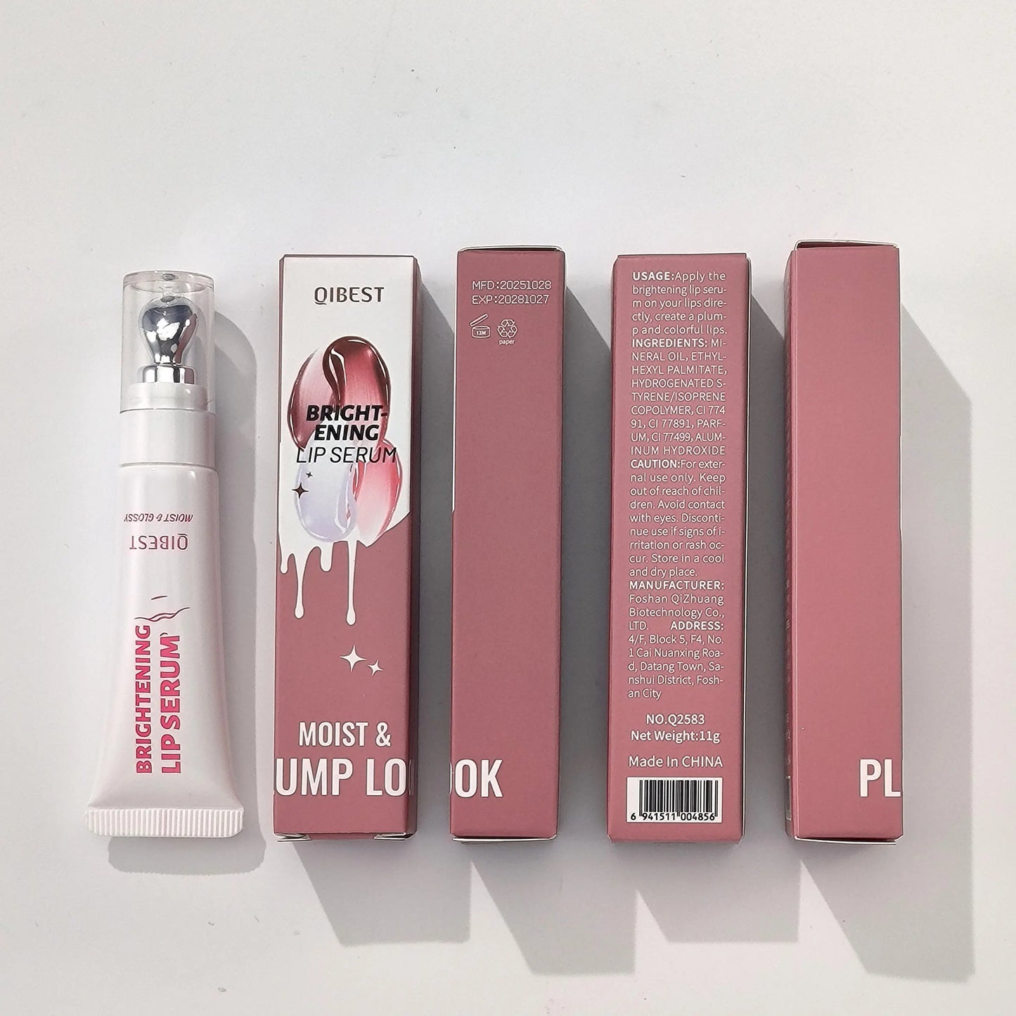 Hydrating Lip Balm Essence, Natural Moisturizing Lip Gloss for Women, Long-Lasting Colorful Lips, Perfect for Daily Use, Hydrating Glossy Balm